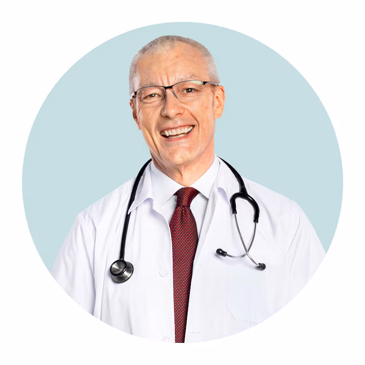senior doctor png badge sticker medical photo circle badge transparent background 53876 944572 3